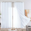 Cortina Gaze de Linho com Forro Microfibra Para Janela Quarto e Sala