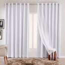 Cortina em Tecido com Voil 100% Blackout