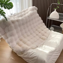 Tapete Pele De Coelho Redondo Plush