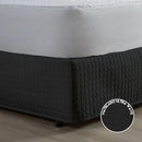 Saia Para Cama Box Matelada 150 Fios Quadriculada