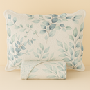 Kit Colcha Cobre Leito 3 Peças Dupla Face Estampado Floral Garden