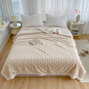 Cobertor Manta Glamour Dupla Face com Sherpa