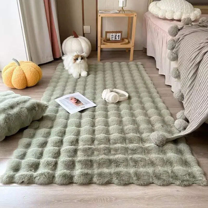 Tapete Felpudo Bubble Plush – Maciez e Estilo para sua Casa