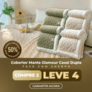 PROMOÇÃO Cobertor Glamour Casal Sherpa (Compre 2 Leve 4)