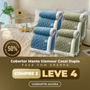 PROMOÇÃO Cobertor Glamour Casal Sherpa (Compre 2 Leve 4)