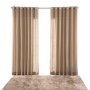 Cortina Gaze de Linho Sem Forro Para Janela Quarto e Sala