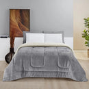 Coberdrom Everest Sherpa Liso Edredom Dupla Face