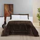 Coberdrom Everest Sherpa Liso Edredom Dupla Face