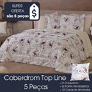Kit Coberdrom Top Line Dupla Face Fleece / Sherpa – 5 Peças
