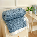 Cobertor Manta Glamour Dupla Face com Sherpa