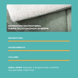 Edredom Microfibra Fibra Siliconizada Sherpa