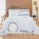 Cobre Leito 3 Peças – 300 Fios Percal – Dupla Face