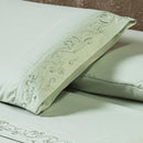 Jogo De Lençol 4 peças Com Vira Em Bordado Florença 300 Fios