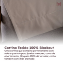 Cortina Tecido 100% Blackout