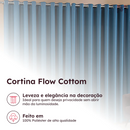 Cortina Flow Cottom Quarto e Sala