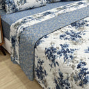 Kit Confort Print Percal 300 Fios Cobre Leito + Jogo de Lençol  Dupla Face 07 Peças