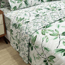 Kit Confort Print Percal 300 Fios Cobre Leito + Jogo de Lençol  Dupla Face 07 Peças