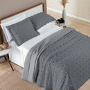 Cobre Leito 3 Peças – 300 Fios Percal – Dupla Face