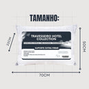 Kit 2 Travesseiro Extra Firme Hotel Collection Fibra Siliconada Premium